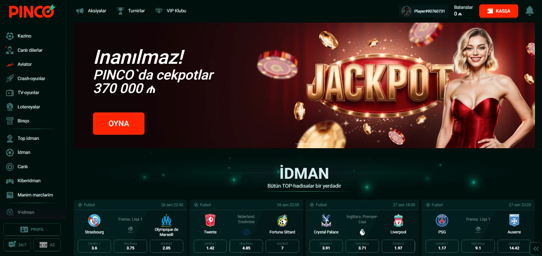 Pinco casino rəy və təcrübələr: oyunçuların fikirləri Pinco casino rəy və təcrübələr